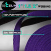 Picture of TECEUM 1.5 Inch Webbing - Dark Purple - 10 Yards - 1.5” Webbing for Climbing Outdoors Indoors Crafting DIY nw