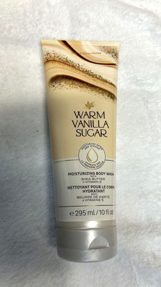 Picture of Bath and Body Works WARM VANILLA SUGAR Moisturizing Body Wash with Shea Butter and Cocoa Butter - Full Size