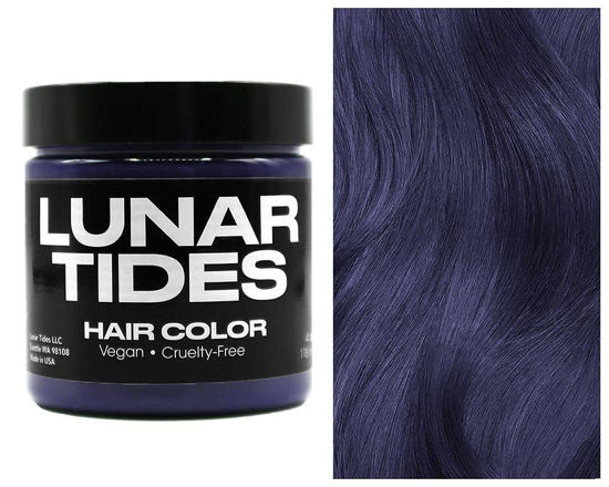 Picture of Lunar Tides Semi-Permanent Hair Color (43 colors) (Smokey Navy, 4 fl. oz.)