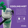 Picture of O2COOL Mist 'N Sip Misting Water Bottle 2-in-1 Mist And Sip Function With No Leak Pull Top Spout Sports Water Bottle Reusable Water Bottle - 20 oz (Lacrosse)