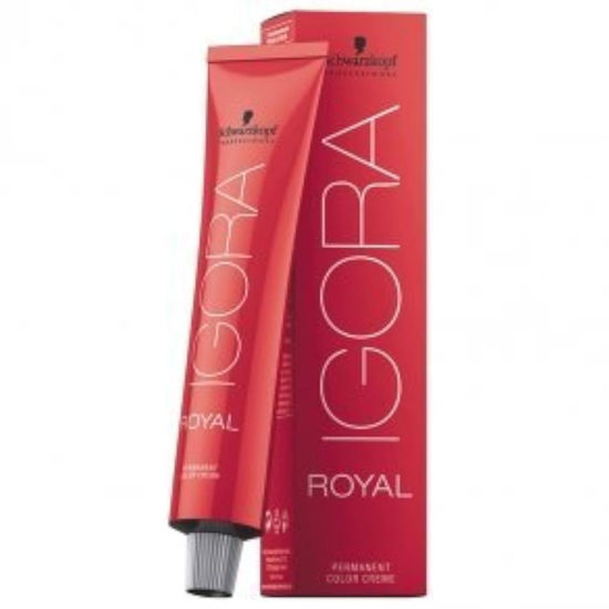 Picture of Schwarzkopf Igora Royal 8-77 - Light Blonde Copper Extra Hair Colour/Tint 60ml Tube by Igora Royal