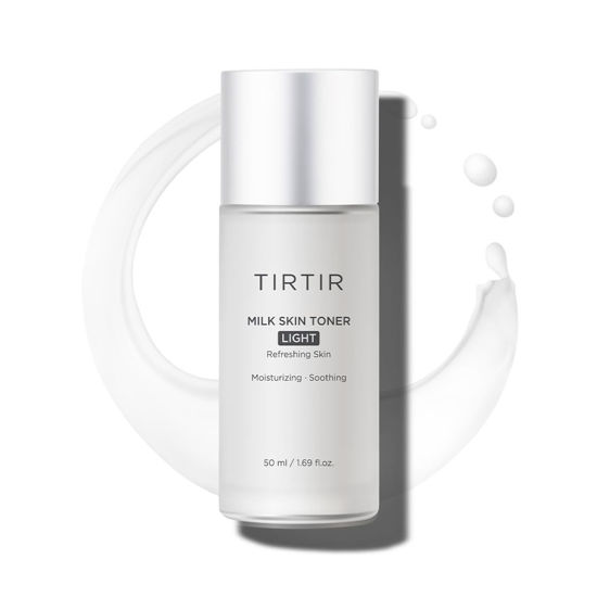 Picture of TIRTIR Milk Skin Toner Light | Instant Hydration with 4% Niacinamide, Pore-tightening, Vegan toner for Acne-prone, Sensitive & Oily skin, Fungal Acne Safe, Panthenol, Allantoin, Vitamin B