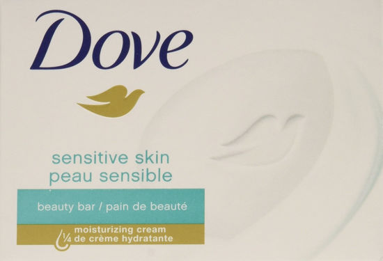 Picture of Dove Sensitive Skin Bath Bars Unscented - 6 CT