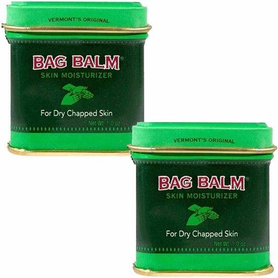 Picture of Bag Balm Vermont's Original for Dry Chapped Skin Conditions (1 Ounce Tin (2 Pack))