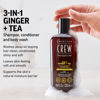 Picture of AMERICAN CREW 3-IN-1 GINGER + TEA Shampoo, Conditioner and Body Wash, 8.4 Fl Oz (Pack of 1)