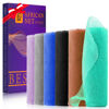 Picture of 6 Pieces African Bath Sponge African Net Long Net Bath Sponge Exfoliating Shower Body Scrubber Back Scrubber Skin Smoother,Great for Daily Use (Purple, Gray, Blue, Black, Brown, Green)