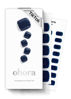 Picture of [P Starry Night] Real Gel Nail Strip by ohora - 30pcs with Prep pad, Mini Nail File, Wood Stick, DIY Toe Nail Art Starter Kit, No Glue, Non Soak-Off