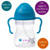 Picture of b.box Sippy Cup with Weighted Straw. Drink from any Angle, Leak Proof, Spill Proof, Easy Grip. BPA Free, Dishwasher Safe. For Babies 6m+ to Toddlers (Cobalt, 8oz)