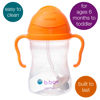 Picture of b.box Sippy Cup with Weighted Straw. Drink from Any Angle, Leak Proof, Spill Proof, Easy Grip. BPA Free, Dishwasher Safe. for Babies 6m+ to Toddlers (Orange Zing, 8oz)