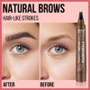 Picture of iMethod Eyebrow Pen - Eyebrow Pencil Magical Upgraded Eye Brow Pencils for Women with 4 Fork Tip & Spoolie Brush for Hair-Like Natural Brows, Last All-Day, Microblading Eyebrow Pen, Dark Brown