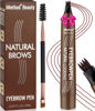 Picture of iMethod Eyebrow Pen - Eyebrow Pencil Magical Upgraded Eye Brow Pencils for Women with 4 Fork Tip & Spoolie Brush for Hair-Like Natural Brows, Last All-Day, Microblading Eyebrow Pen, Reddish Brown