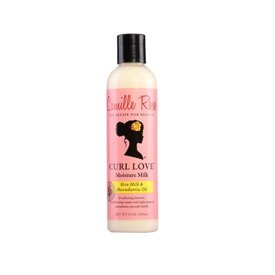 Picture of Camille Rose Curl Love Moisture Milk Leave-In Conditioner, with Rice Milk and Macadamia Oil to Soften, Smooth and Detangle Curly Hair, 8 oz