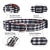 Picture of Faleela Soft &Comfy Bowtie Dog Collar,Detachable and Adjustable Bow Tie Collar,for Small Medium Large Pet (Large(Pack of 1), Black and Whit)