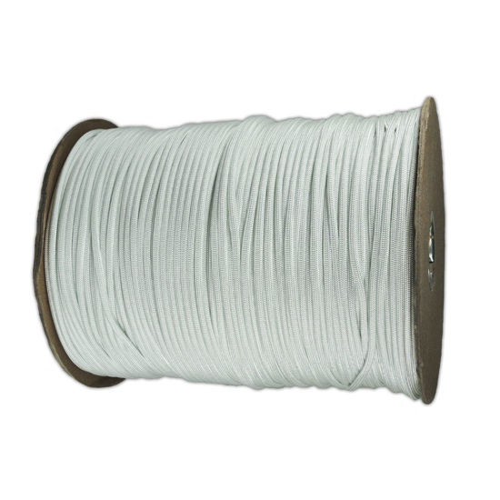 Picture of Paracord Planet Paracord (50+ Colors) - 1,000 Foot spools - 250 Foot spools - 100 feet Hank (White, 100 Feet)