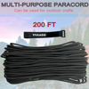 Picture of VVAAGG 550 Paracord 200FT - 4mm Lightweight and Durable Camping Rope, Tent Rope, Clothsline Rope, Marine Weatherproof Rope, Nylon Parachute Cord Rope