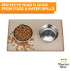 Picture of Neater Pet Brands Neater Mat - Waterproof Silicone Pet Bowls Mat - Protect Floors from Food & Water (Cappuccino, 16" x 10" Silicone)