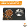 Picture of Neater Pet Brands Neater Mat - Waterproof Silicone Pet Bowls Mat - Protect Floors from Food & Water (Midnight Black, 16" x 10" Silicone)