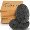 Picture of Maryton Natural Pumice Stone for Feet - Lava Foot Exfoliator Scrubber Pedicure Tools, Dead Skin Corn Callus Remover for Feet and Hands, 2 Count