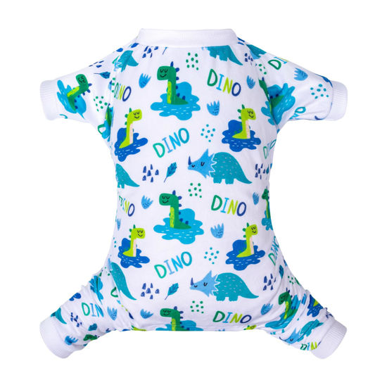 Picture of CuteBone Cozy and Cute Dog Pajamas - Soft and Comfortable Pet Sleepwear for Small and Medium Breed Dogs P290M