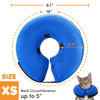 Picture of BENCMATE Protective Inflatable Collar for Dogs and Cats - Soft Pet Recovery Collar Does Not Block Vision E-Collar(X-Small，Blue)