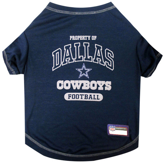 Picture of NFL PET SHIRT for Dogs & Cats - DALLAS COWBOYS Dog T-Shirt, X-Large. - Cutest Pet Tee Shirt for the real sporty pup