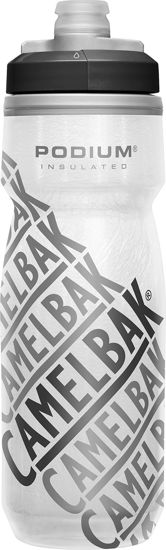 Picture of CamelBak Podium Chill Insulated Bike Water Bottle - Easy Squeeze Bottle - Fits Most Bike Cages - 21oz, Race Edition