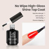 Picture of Beetles Top Coat Base Gel & Nail Glue Set-3Pcs No Wipe Top Coat & Base Coat with 5 In 1 Nail Glue Shine Effect Long Lasting Soak Off Uv Light Lamp Diy Home for Women Girls