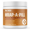 Picture of Pet MD Wrap A Pill Peanut Butter Flavored Pill Paste for Dogs - Make a Pocket to Hide Pills and Medication for Pets - 59 Servings