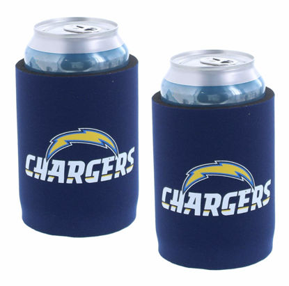 Picture of Football Can & Bottle Holder Insulator Beverage Huggie Cooler (Los Angeles (Chargers) - Can Holder 2-Pack)