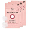 Picture of Rael Pimple Patches Miracle Invisible Spot Cover - Hydrocolloid Acne for Face, Blemishes and Zits Absorbing Patch, Breakouts Treatment Skin Care, Facial Stickers, 2 Sizes (72 Count)