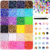 Picture of 12600Pcs Resin Jelly Rhinestones with Tweezers for Crafting, Mixed-Color 4mm Non Hotfix Flatback Gems, Bedazzling Crystal for DIY Crafts Clothing Tumblers Mugs Shoes Fabric Decor Nail Art Makeup