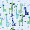 Picture of CREVENT Minky Baby Blanket for Boys, Soft Plush Receiving for Newborns - Giraffe 30x40 Inches