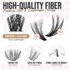 Picture of LASHVIEW Lash-Extension-Clusters 168pcs D+ Curl Lash Clusters Natural Look Cluster Lashes Extensions Super Thin Band & Soft Lashes Reusable 9-16mm MIX (30D&40D)