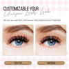 Picture of LASHVIEW Lash-Extension-Clusters 182pcs D Curl Lash Clusters Natural Look Cluster Lashes Extensions Super Thin Band & Soft Lashes Reusable 9-16mm MIX (C163)