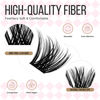 Picture of LASHVIEW Lash-Extension-Clusters 182pcs D Curl Lash Clusters Natural Look Cluster Lashes Extensions Super Thin Band & Soft Lashes Reusable 9-16mm MIX (C163)