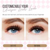 Picture of LASHVIEW Lash-Extension-Clusters 168pcs D Curl Lash Clusters Natural Look Cluster Lashes Extensions Super Thin Band & Soft Lashes Reusable 9-16mm MIX (80D)