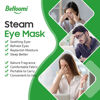 Picture of BeHoomi Steam Eye Mask, Heated Eye Mask Warm Compress For Eyes, Disposable Self Heating Soothing Moist Heated Eye Masks, Comfortable and Relax Sleep Mask (LEMONGRASS, 20 Packs)