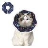 Picture of ComSaf Soft Cat Recovery Collar, Protective Adjustable Pet Cone Collar for After Surgery, Comfortable Lightweight Elizabethan Collar for Cat Kitten Prevent from Licking Wounds, Not Block Vision