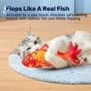 Picture of Potaroma Floppy Fish Cat Toy, Interactive Flopping Moving Fish Toy, Catnip & Silvervine Enrichment, Kitten Kicker Exercise Toys for Indoor or Outdoor, Red Koi for All Breeds