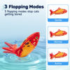 Picture of Potaroma Floppy Fish Cat Toy, Interactive Flopping Moving Fish Toy, Catnip & Silvervine Enrichment, Kitten Kicker Exercise Toys for Indoor or Outdoor, Red Koi for All Breeds