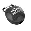 Picture of Shock Doctor Ventilated Mouth Guard Case, Universal Storage for Adult & Youth Sizes, Black Chrome