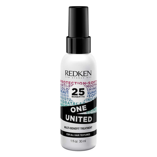 Picture of Redken One United All-In-One Leave In Conditioner | Multi-Benefit Treatment | Heat Protectant Spray for Hair | All Hair Types | Paraben Free