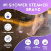 Picture of Cleverfy Shower Steamers Aromatherapy - Variety Pack of 6 Shower Bombs with Essential Oils. Personal Care and Relaxation Birthday Gifts for Women and Men. Purple Waves Set