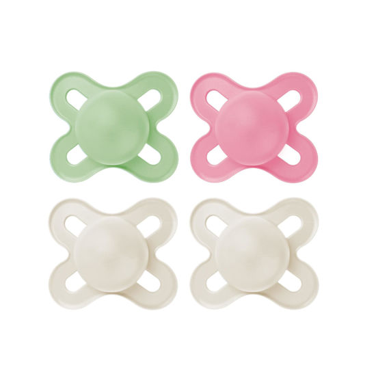 Picture of MAM Original Start Matte Newborn Baby Pacifier, Best Pacifier for Breastfed Babies, Girl, 0-3 Months (Pack of 4)