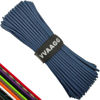 Picture of VVAAGG 550 Paracord 200FT with Velcro Strap - 4mm Lightweight and Durable Camping Rope, Tent Rope, Nylon Cord Rope (Navy Blue)