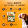 Picture of Pork Chomps Pressed Pork Skin Dog Chews, 2.5-inch Rings, Real Chicken, 8 Count