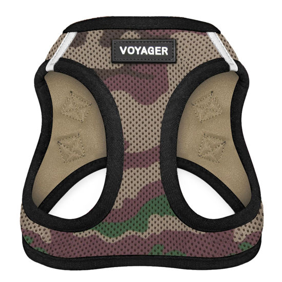 Picture of Voyager Step-In Air Dog Harness - All Weather Mesh Step in Vest Harness for Small and Medium Dogs by Best Pet Supplies - Army Base, XS