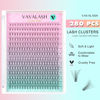 Picture of VAVALASH DIY Lash Extensions Kit Individual Cluster Lashes Kit with 280 PCS 10D-0.1-D-9-16mm Lash Clusters, Lash Bond and Seal, Lash Applicator for DIY Eyelash Extensions at Home（Kit-10D-D-9-16MIX)