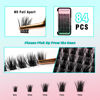 Picture of VAVALASH DIY Lash Extension Kit Individual Cluster Lashes Kit with 84 PCS 8-16mm Mix Lash Clusters Lash Bond and Seal, Lash Remover, Lash Applicator for DIY Eyelash Extensions at Home（Kit-AL09）