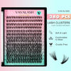 Picture of VAVALASH DIY Lash Extensions Kit Individual Cluster Lashes Kit with 280 PCS 30D-0.07-D-9-16mm Lash Clusters, Lash Bond and Seal, Lash Applicator for DIY Eyelash Extensions at Home（Kit-30D-D-9-16MIX)